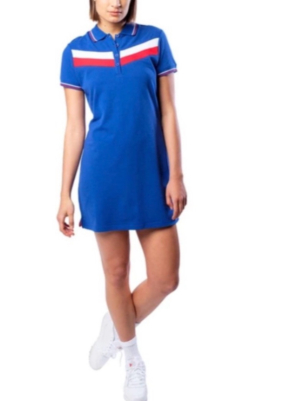 NWT Prince Heritage Tennis Polo Dress Blue Size Small